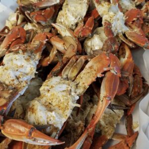 12 Large Male Louisiana Blue Crabs